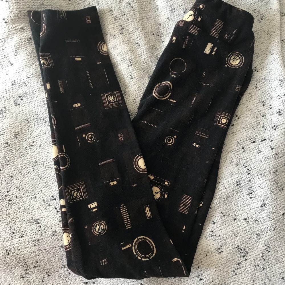 Lularoe Camera print girls leggings